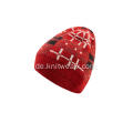 Winter Soft Beanie Mütze aus gestricktem Jacquard für Mädchen